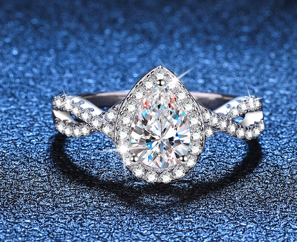 Cubic Zirconia Ring for Women's Fashion and Style