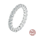 Openwork Pattern Moissanite Ring for Women