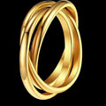 Personalized Titanium Steel Couple Anxiety Relief Rings